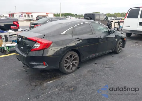 2019 Honda Civic Sport z USA, uszkodzony, nr VIN 19XFC2F80KE047355